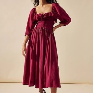 Free People Oasis Midi Dress size M/L